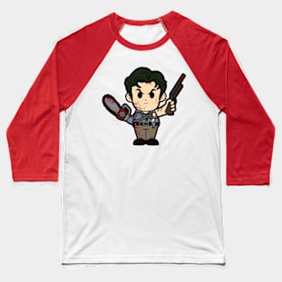 Ash Evil Dead Chibi Baseball T-Shirt